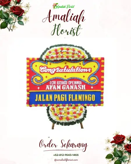 Sewa Papan Bunga Rambatan Kulon